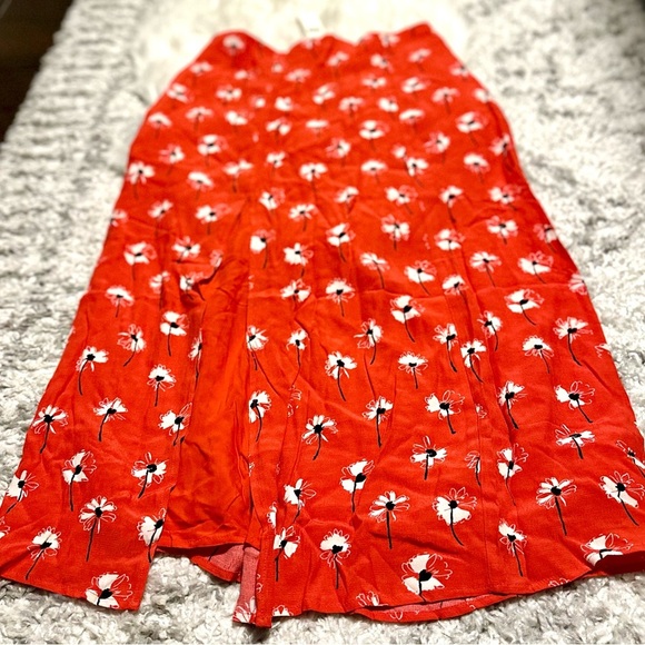 ‼️RARE‼️🎸MAEVE🎸🔥NWT🔥THE LILLE SIDE-SLIT MIDI SKIRT—6 - Picture 3 of 15